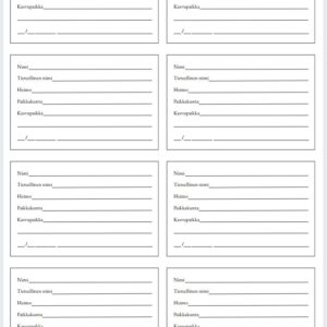 kasvietiketit ja kasvietiketti