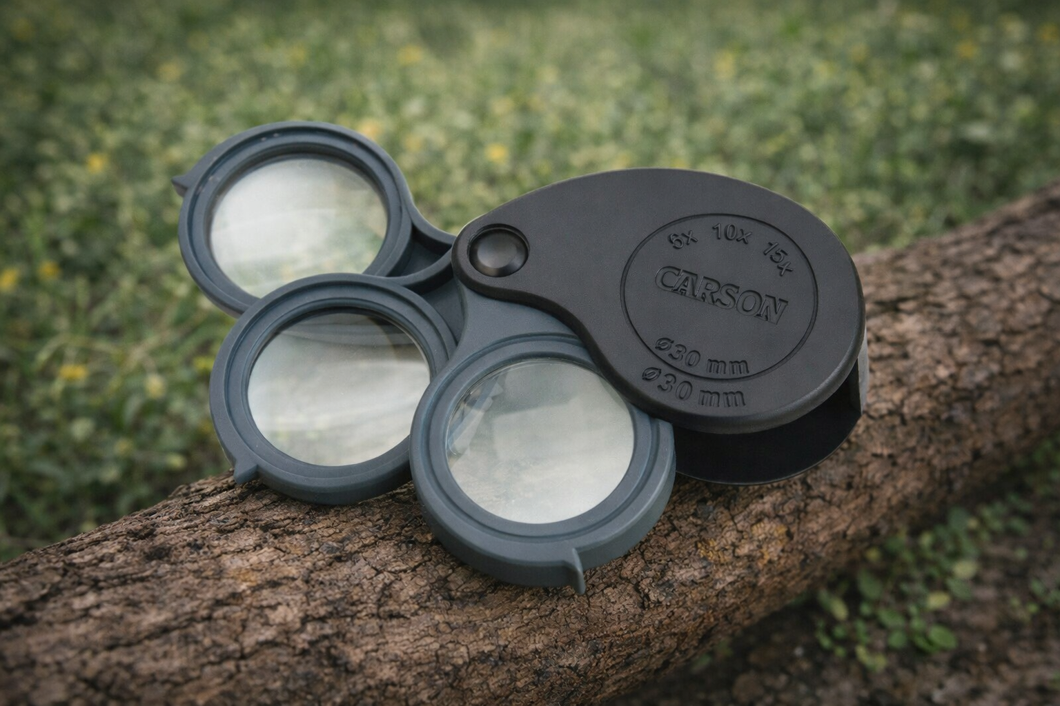 Taskuluuppi 5x 10x 15x – Carson TriView taittuva